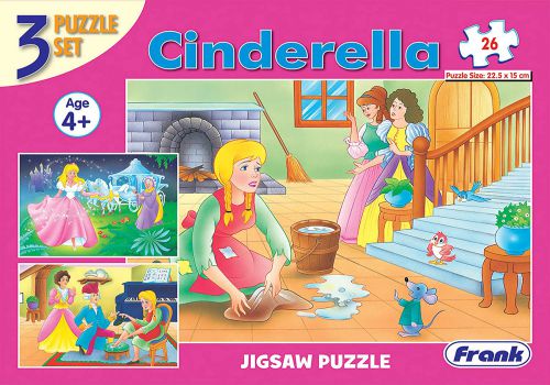 Cinderella 3in1 Jigsaw Puzzle